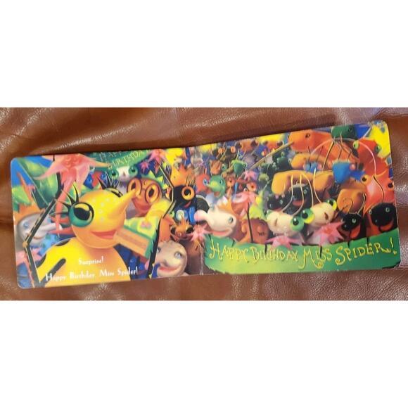 2000 Miss Spider's ABC David Kirk 7 Inch X 5 Inch Boardbook Scholastic Press - Picture 5 of 15